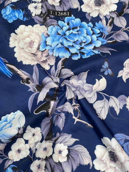 Premium Floral Prints On Muslin