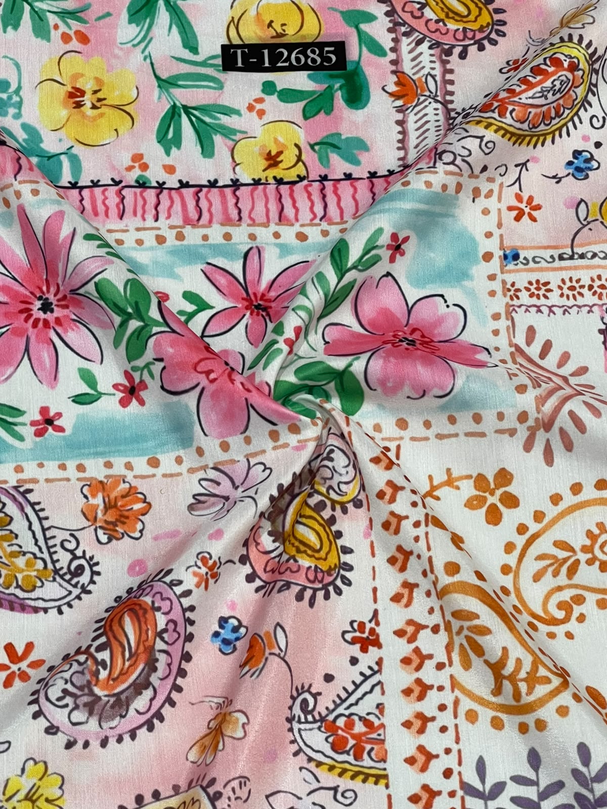Premium Floral Prints On Muslin