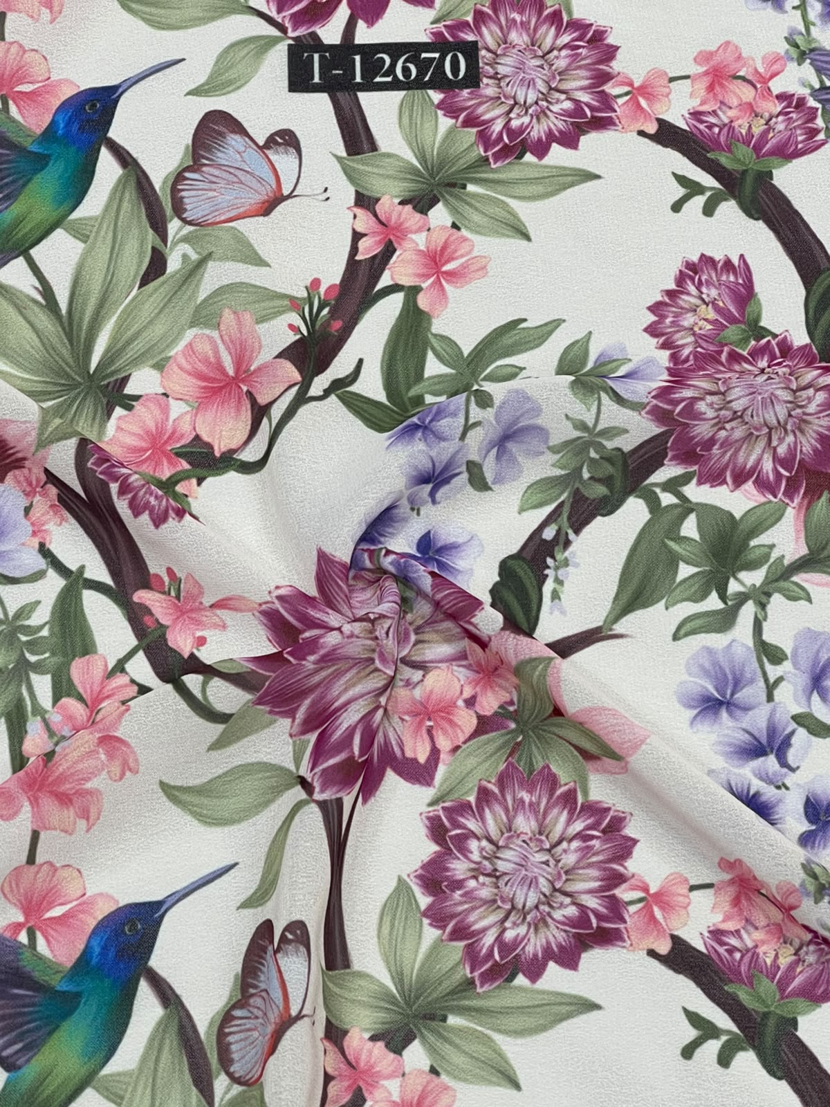 Beautiful Trendy Flower Georgette Digital Prints