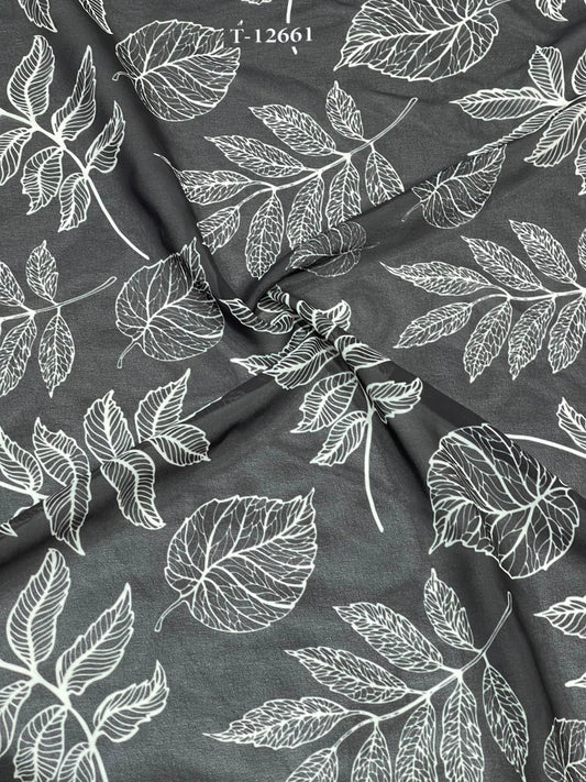 Beautiful Trendy Flower Georgette Digital Prints