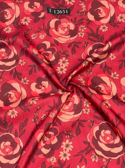 Wholesale Beautiful Floral Prints On Muslin | The Wardrobe Fabrics