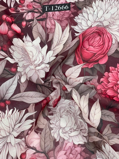 Wholesale Georgette Best Selling Floral Prints | The Wardrobe Fabrics