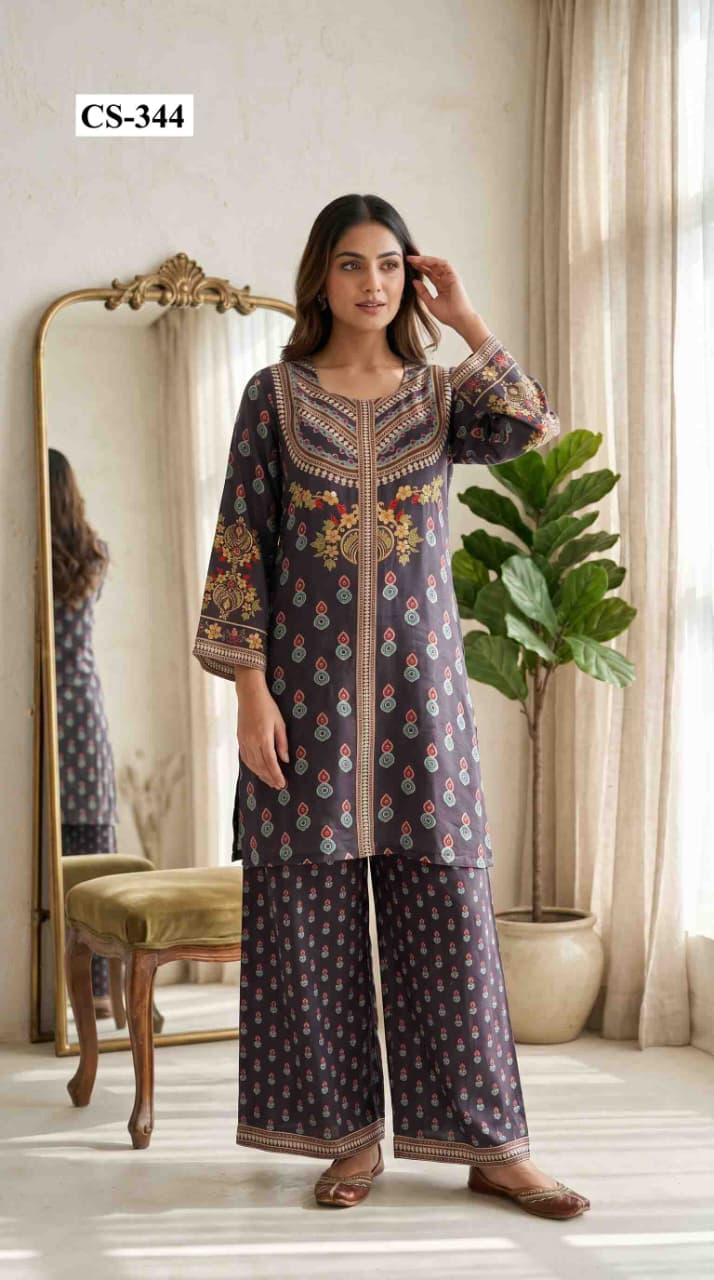 Ashwood Charm Coord Set- Japanese crepe