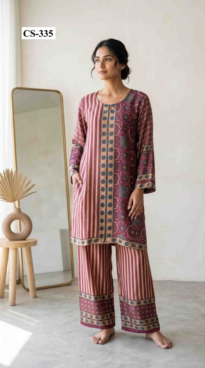 Rosewood Legacy Coord Set- Japanese crepe