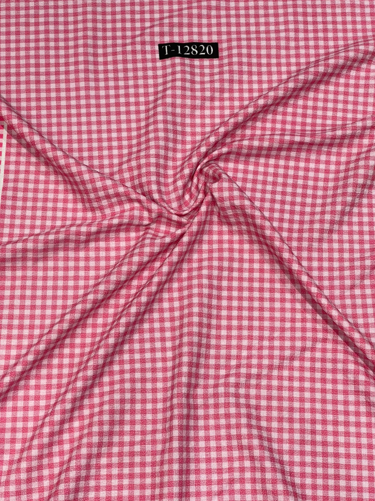 Checks Print On Lycra Fabrics