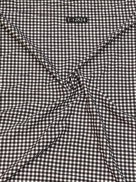 Checks Print On Lycra Fabrics