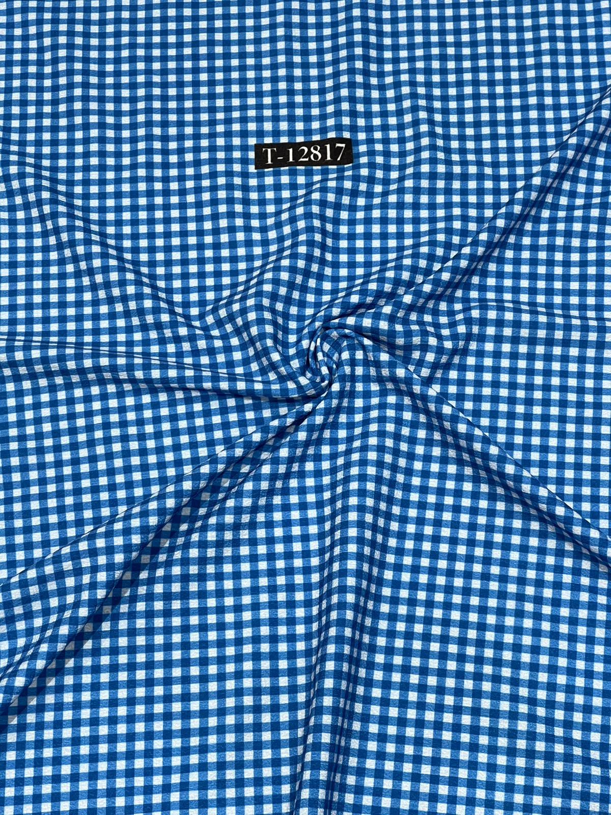 Checks Print On Lycra Fabrics