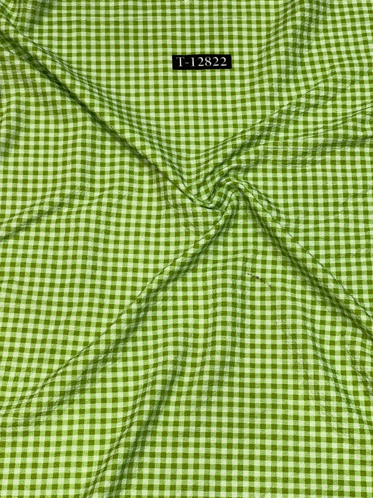 Checks Print On Lycra Fabrics