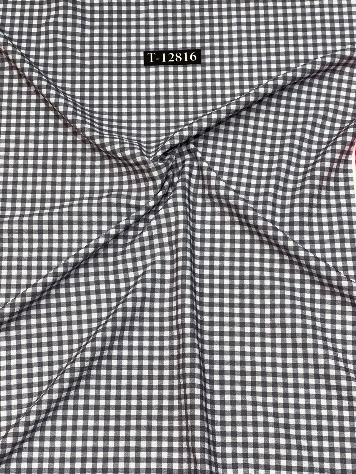 Checks Print On Lycra Fabrics
