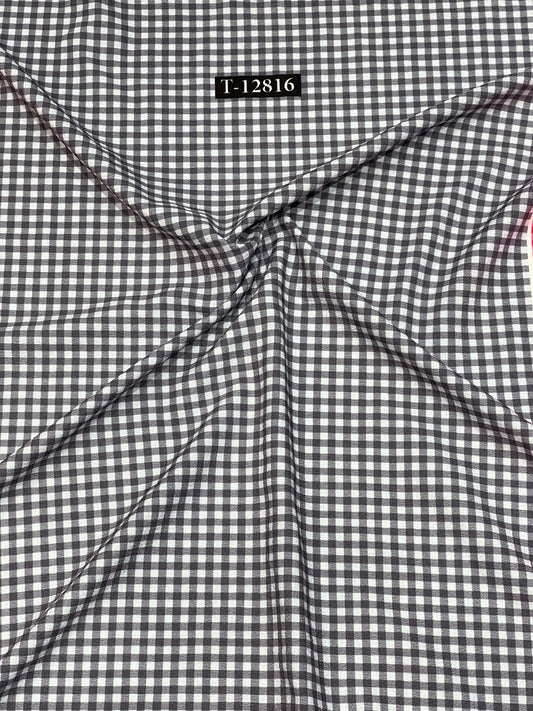 Checks Print On Lycra Fabrics