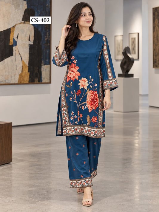 Kohinoor Panel Co-ord Set  - IMPORTED RAYON