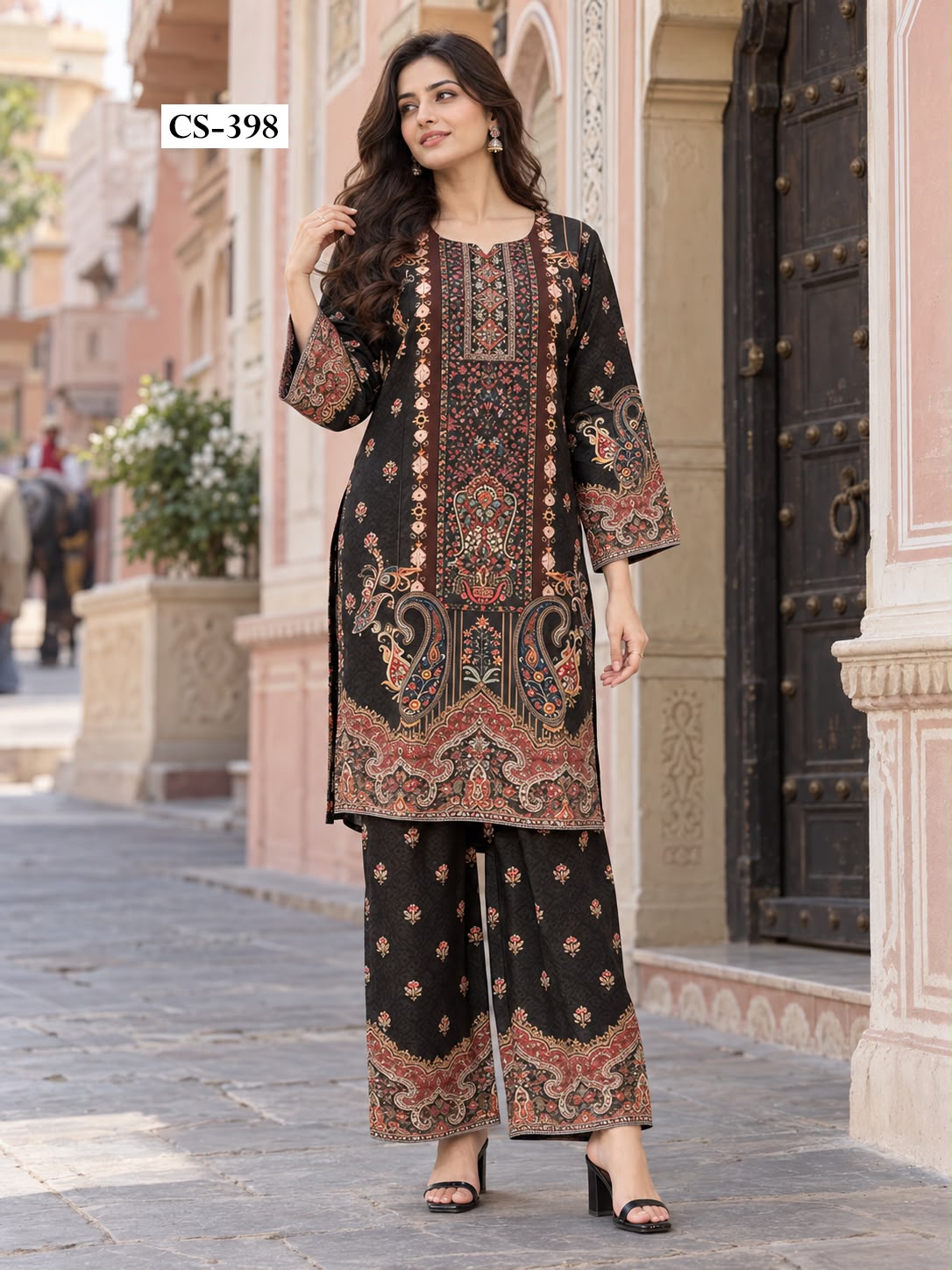 Kashmiri Kahani Co-ord Set  - IMPORTED RAYON