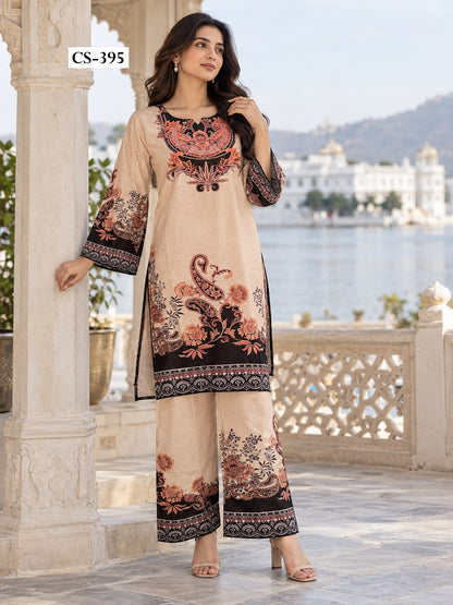 Malika Paisley Co-ord Set  - IMPORTED RAYON