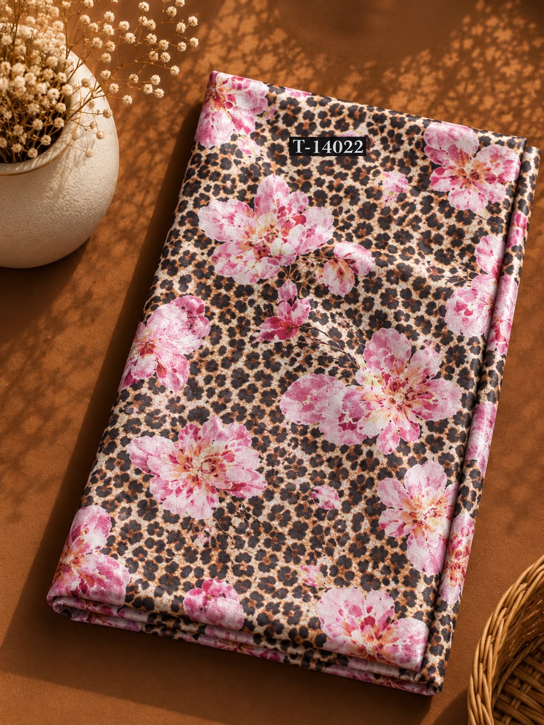 Modern Animal Print On Japan Satin