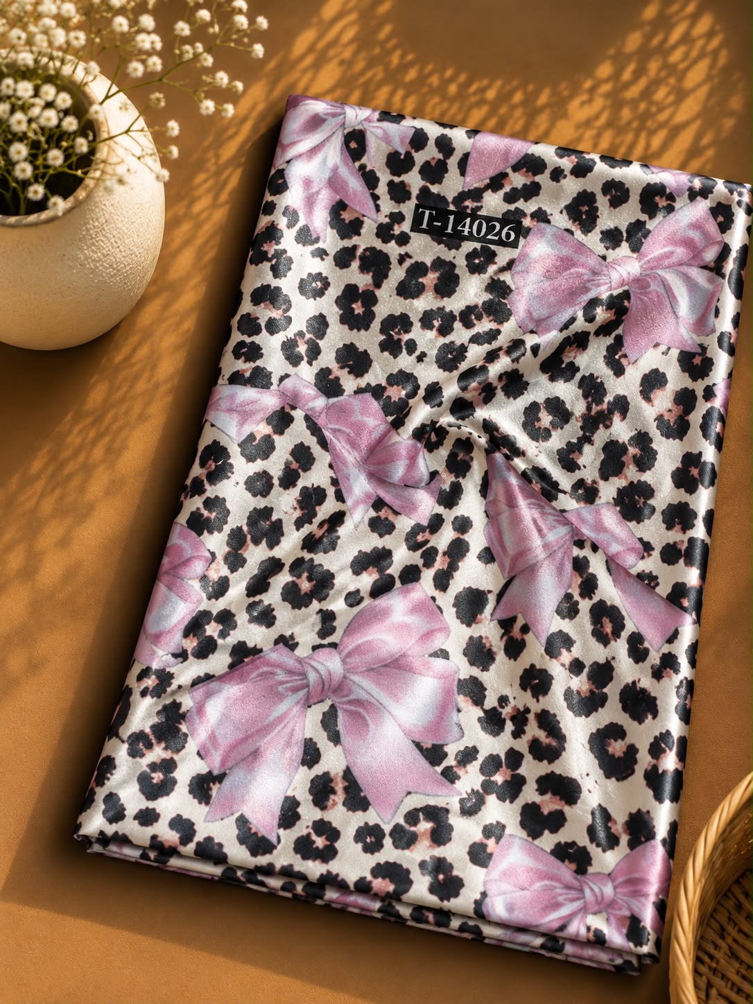 Modern Animal Print On Japan Satin