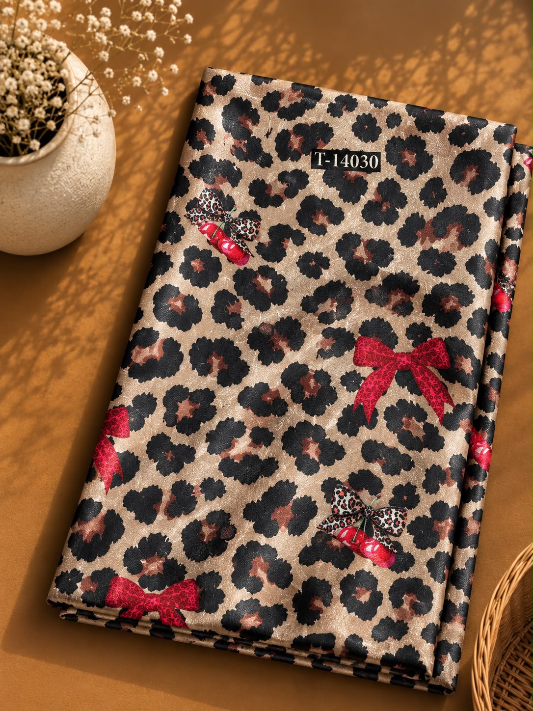Modern Animal Print On Japan Satin