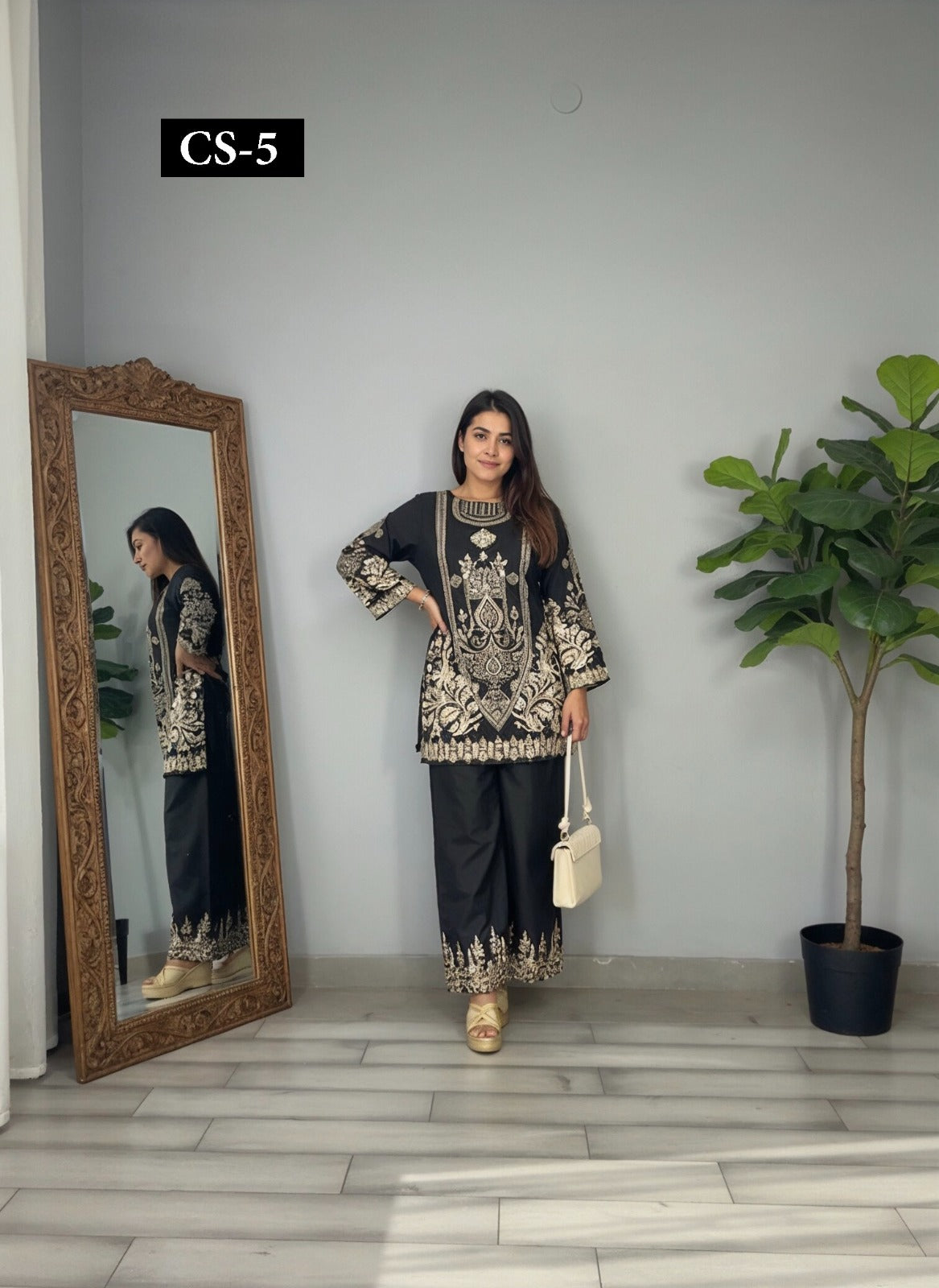 Noor Black - Imported Rayon