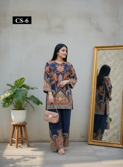 Indigo Paisley - Imported Rayon