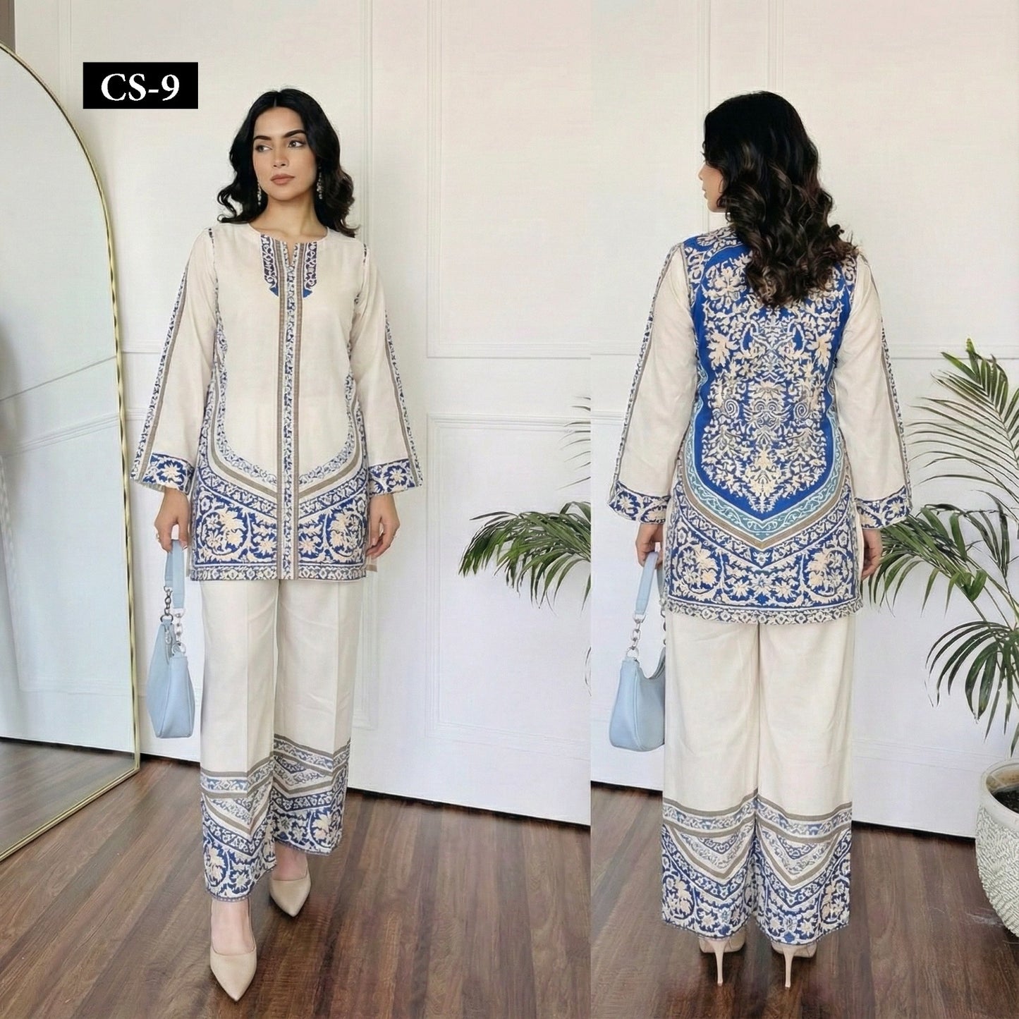BLUE AANGAN - Imported Rayon