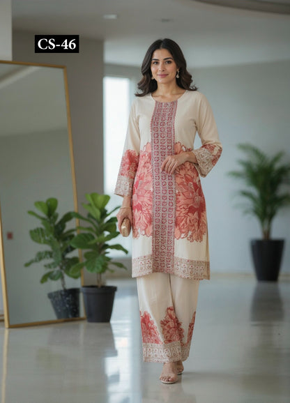 Floral Elegance - Imported Rayon