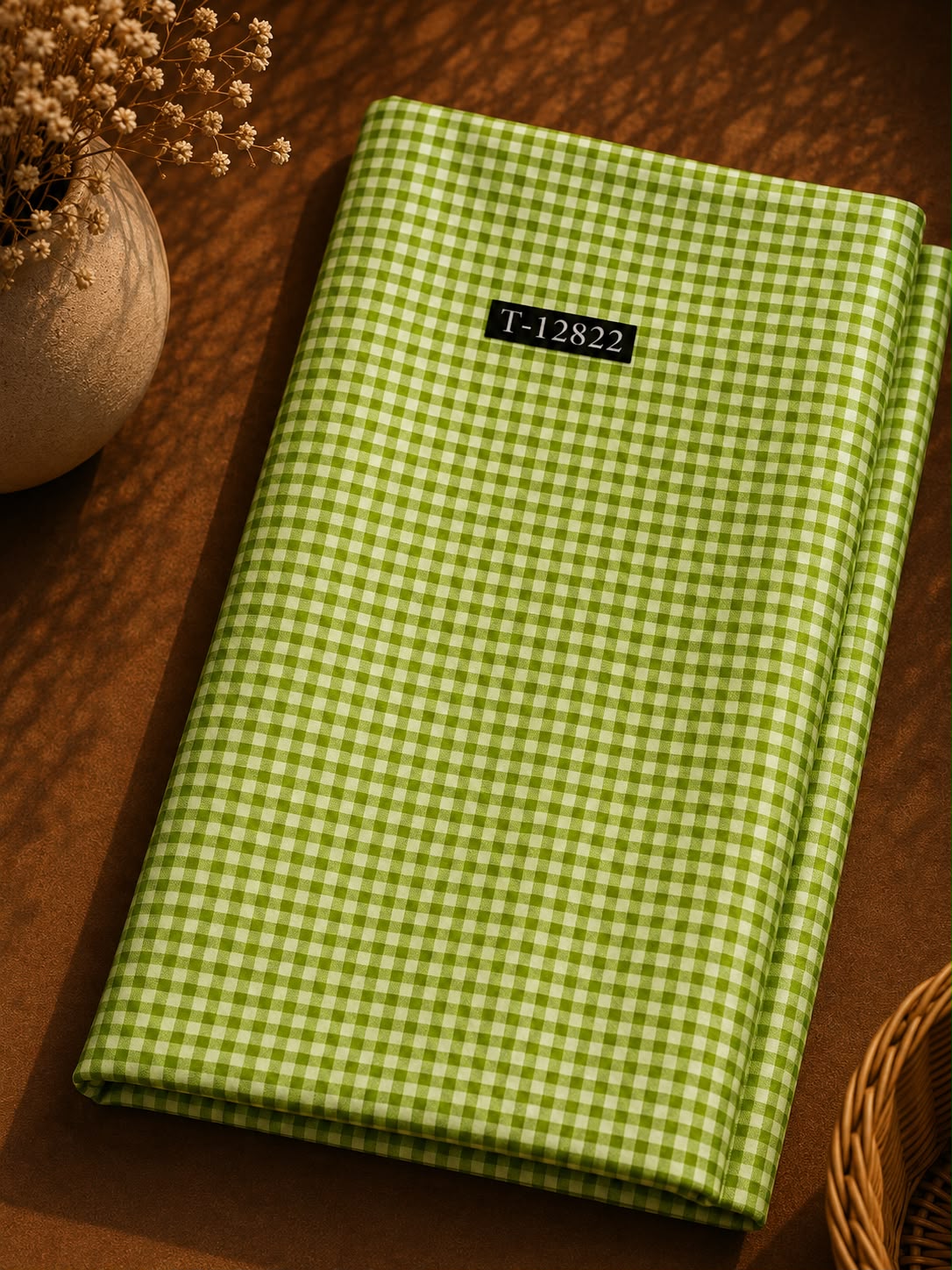 Checks Print On Lycra Fabrics