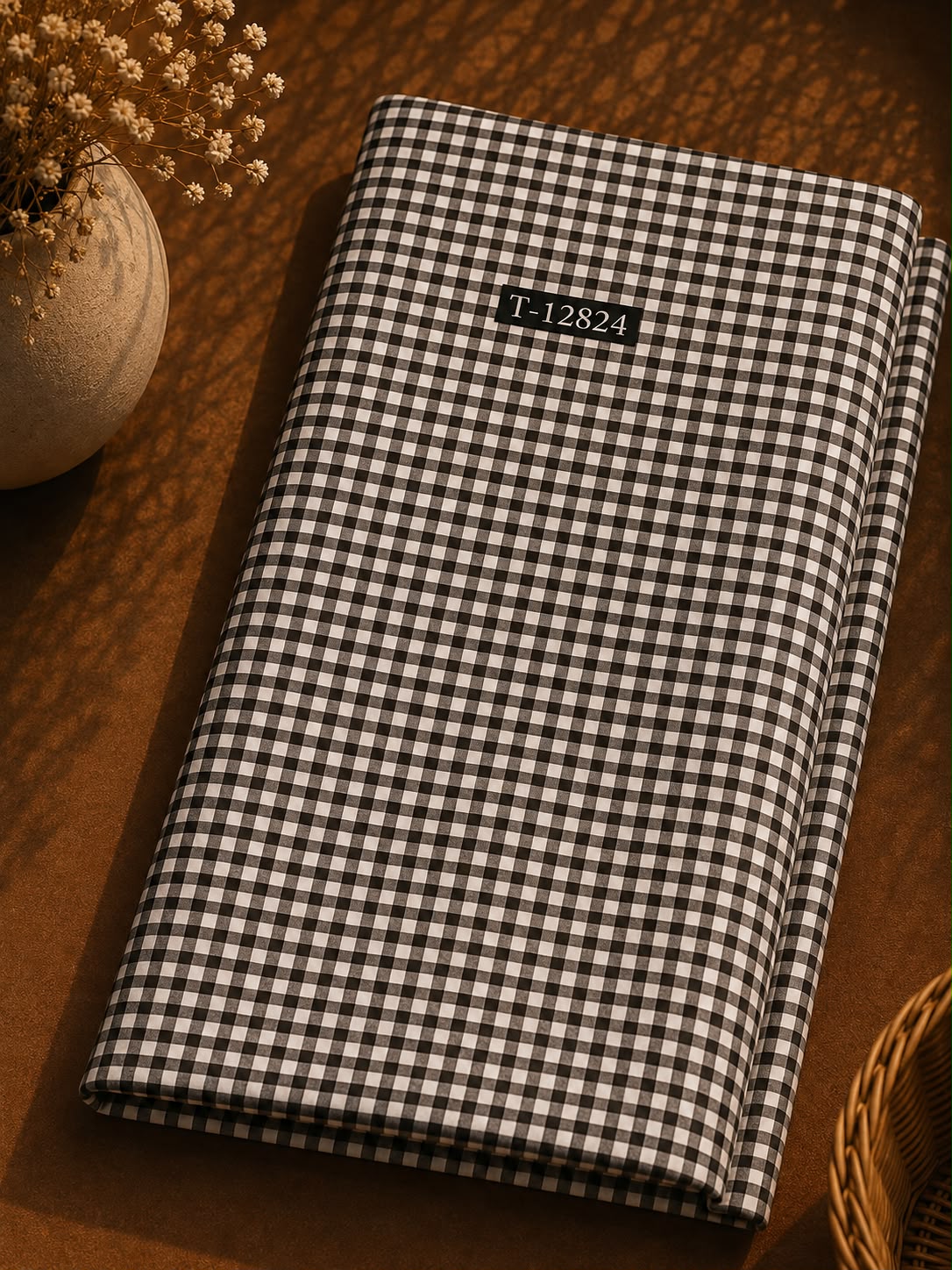 Checks Print On Lycra Fabrics