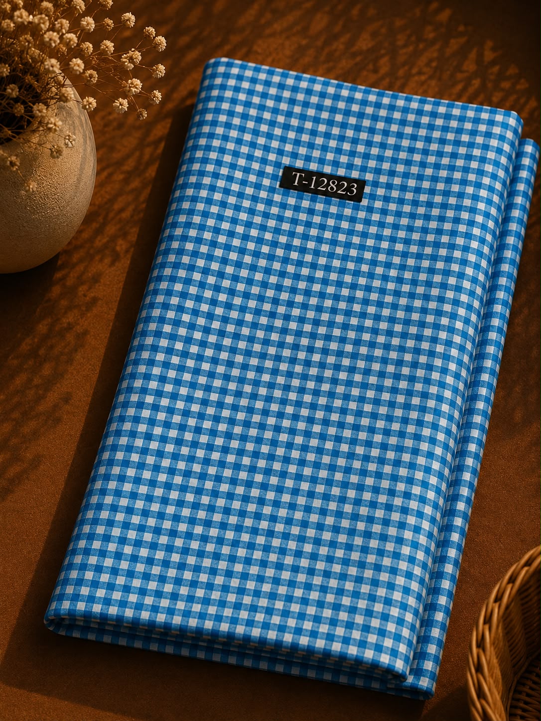 Checks Print On Lycra Fabrics
