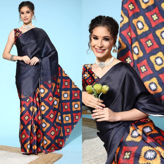 Satin Georgette Saree