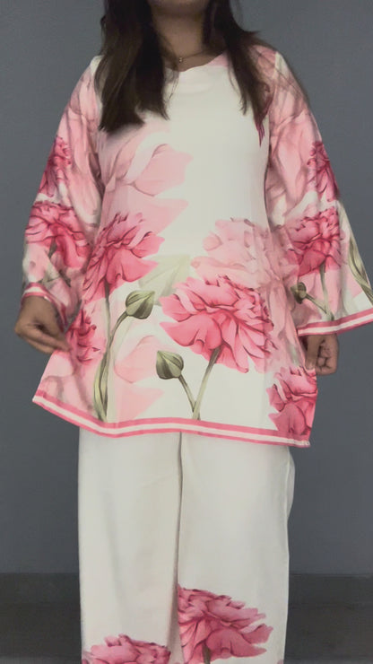 Peach Petals - Imported Rayon