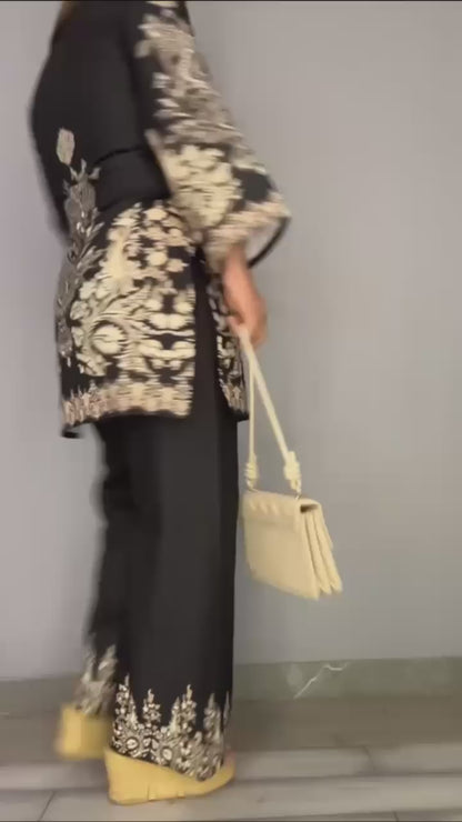 Noor Black - Imported Rayon