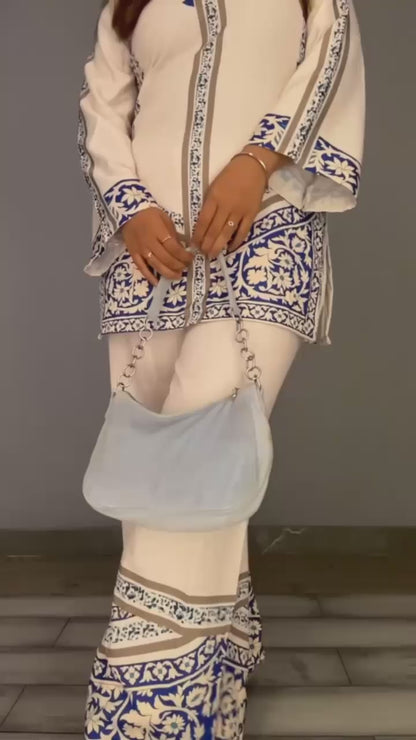 BLUE AANGAN - Imported Rayon