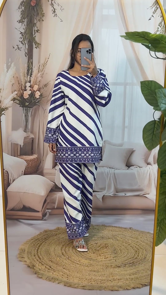 Royal Stripes - Imported Rayon