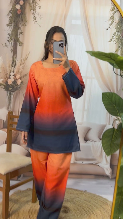 Sunset Glow - Imported Rayon